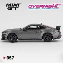 Mini GT Ford Mustang Dark Horse Carbonized Gray 2024 Escala 1/64 MGT00957-L