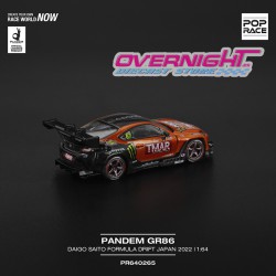 Pop Race 2022 Pandem GR86 Daigo Saito Formula Drift Japan Monster Escala 1/64 PR640265