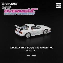 Pop Race Mazda Rx7 Fc3s Re-Amemiya blanco Escala 1/64 PR640260