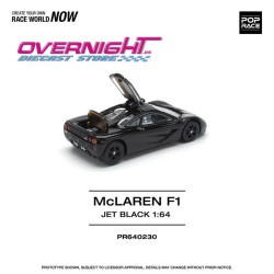 Pop Race Mclaren F1 Jet Black Escala 1/64 PR640230