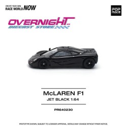 Pop Race Mclaren F1 Jet Black Escala 1/64 PR640230