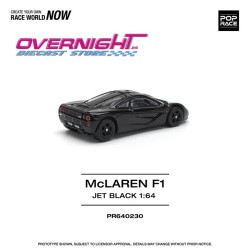 Pop Race Mclaren F1 Jet Black Escala 1/64 PR640230