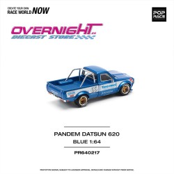 Pop Race Pandem Datsun 620 azul Escala 1/64 PR640217