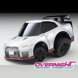 Choro Q Nissan Gt-R Nismo N Attack Package plata Escala 1/64 TLV-QS-05b