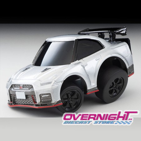 Choro Q Nissan Gt-R Nismo N Attack Package plata Escala 1/64 TLV-QS-05b
