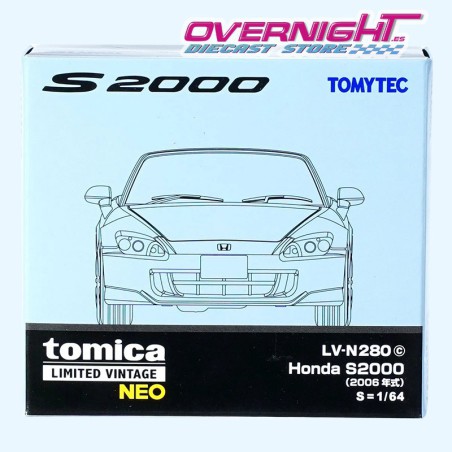 Tomica Limited Vintage 2006 Honda S2000 Light Blue Escala 1/64 TLV-N280c