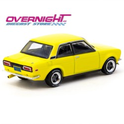 Tarmac Works Bre Datsun 510 Brock Buster Peter Brock amarillo Escala 1/64 TC-T64R-052-BB