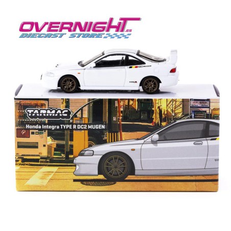 Tarmac Works Honda Integra Type R Dc2 Mugen Championship White Escala 1/64 TC-T64G-TL059-WH