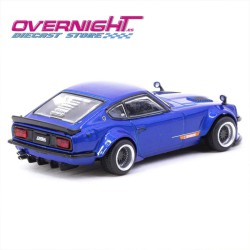 Tarmac Works Nissan Fairlady Z S30 Widebody Designed By Jon Sibal azul Escala 1/64 TC-T64G-062-BL