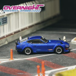 Tarmac Works Nissan Fairlady Z S30 Widebody Designed By Jon Sibal azul Escala 1/64 TC-T64G-062-BL