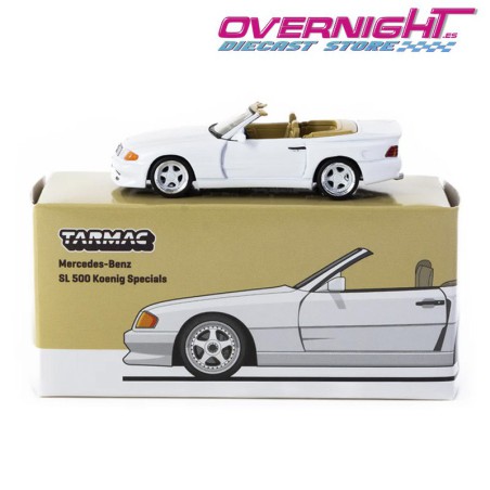 Tarmac Works Mercedes-Benz Sl 500 Koenig Specials blanco Escala 1/64 TC-T64G-045-WH
