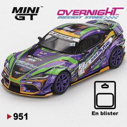 Mini GT Toyota Gr Supra Kuhl D1GP 2021 Evangelion Racing Escala 1/64 MGT00951BL