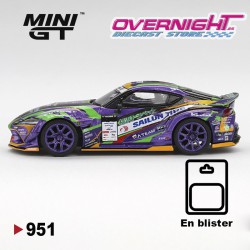 Mini GT Toyota Gr Supra Kuhl D1GP 2021 Evangelion Racing Escala 1/64 MGT00951BL