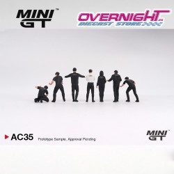 Mini GT Nissan Nismo set de Figuras de técnicos Escala 1/64 MGTAC35