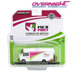 Greenlight Step Van Mail Delivery Vehicle Correos De Mexico Escala 1/64 gl30300