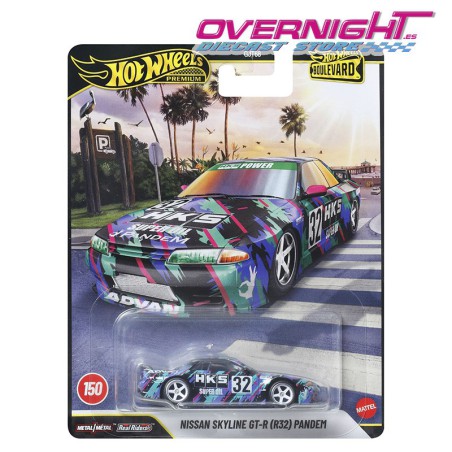 Hot Wheels Premium Boulevard Nissan Skyline GT-R (R32) Pandem - Escala 1/64 JHW41