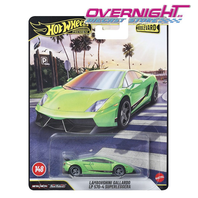 Hot Wheels Premium Boulevard Lamborghini Gallardo LP 570-4 Superleggera - Escala 1/64 JHW33