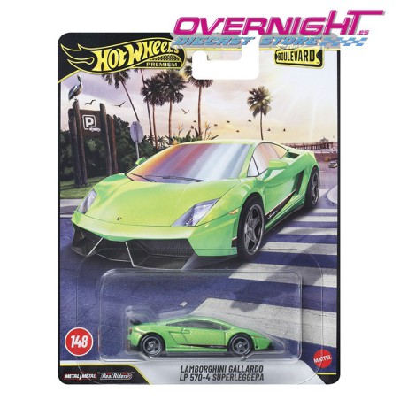 Hot Wheels Premium Boulevard Lamborghini Gallardo LP 570-4 Superleggera - Escala 1/64 JHW33
