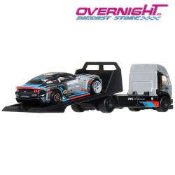 Hot Wheels Premium Team Transport Ford Mustang RTR SPEC 5 FD y Aero Lift JHX92