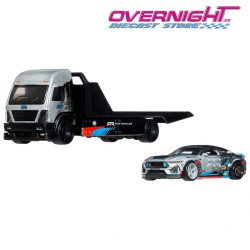 Hot Wheels Premium Team Transport Ford Mustang RTR SPEC 5 FD y Aero Lift JHX92