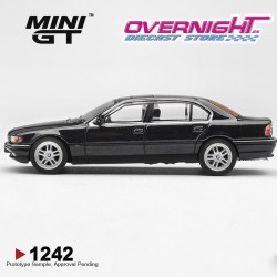 - PREORDER - Mini GT Bmw 750il (E38) Black Sapphire 1999 Escala 1/64 MGT01242-L