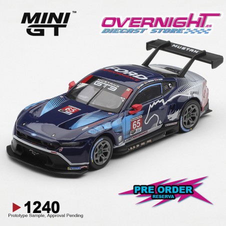 - PREORDER - Mini GT Ford Mustang GT3 n65 Ford Multimatic Motorsports Daytona 24H Winner 2025 Escala 1/64 MGT01240-L