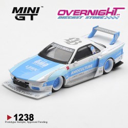 - PREORDER - Mini GT Nissan Skyline GTR (R32) LBWK Kaido Works Amoculture 2026 Escala 1/64 MGT01238-R