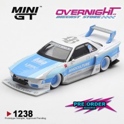 - PREORDER - Mini GT Nissan Skyline GTR (R32) LBWK Kaido Works Amoculture 2026 Escala 1/64 MGT01238-R