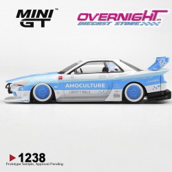 - PREORDER - Mini GT Nissan Skyline GTR (R32) LBWK Kaido Works Amoculture 2026 Escala 1/64 MGT01238-R