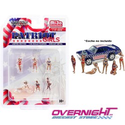 American Diorama Set de 6 figuras Patriot Girls Mijo Exclusives escala 1/64 AD76498MJ