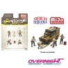 American Diorama Set de 4 figuras y accesorios OffRoad Adventure Mijo Exclusives escala 1/64 AD76492MJ