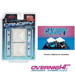 American Diorama Set de 2 carpas Canopy Mijo Exclusives escala 1/64 AD76523MJ