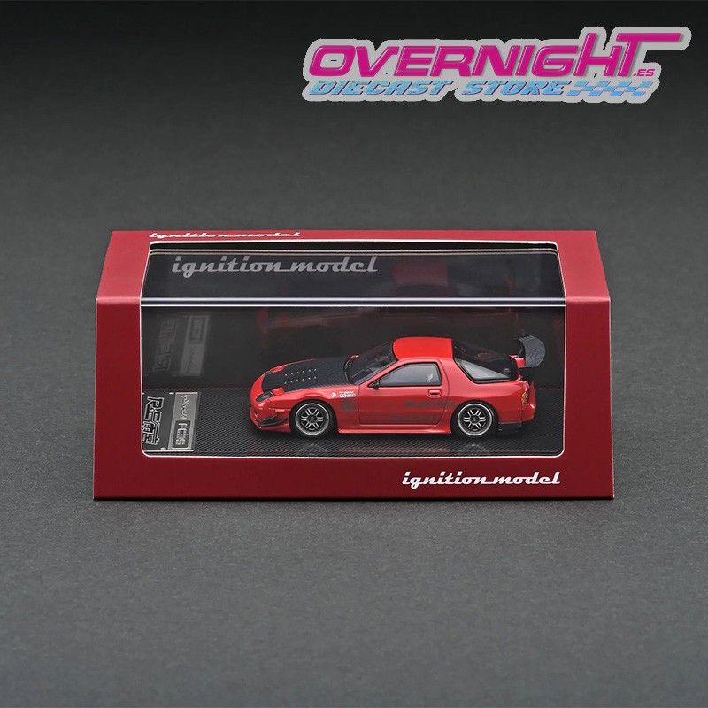 Ignition Mazda RX-7 (Fc3s) Re Amemiya Rojo Metálico Escala 1/64 IG2495
