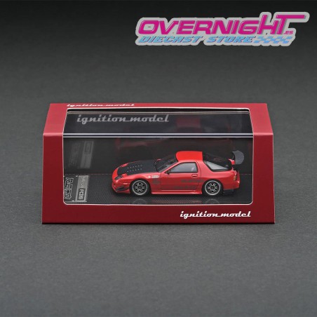 Ignition Mazda RX-7 (Fc3s) Re Amemiya Rojo Metálico Escala 1/64 IG2495