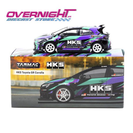Tarmac Works Toyota GR Corolla HKS Escala 1/64 TC-T64G-066-HKS