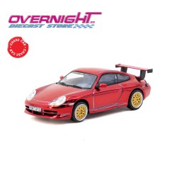 Tarmac Works Porsche 911 Gt3 996 rojo Escala 1/64 TC-T64G-069-RE