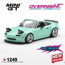 - PREORDER - Mazda Mx5 (Na) Pandem Body Kit Mint Green 2026 - Escala 1/64 - MGT01249-L
