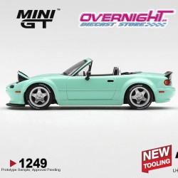 - PREORDER - Mazda Mx5 (Na) Pandem Body Kit Mint Green 2026 EN BLISTER- Escala 1/64 - MGT01249-BL