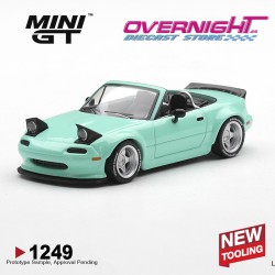 - PREORDER - Mazda Mx5 (Na) Pandem Body Kit Mint Green 2026 EN BLISTER- Escala 1/64 - MGT01249-BL