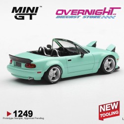 - PREORDER - Mazda Mx5 (Na) Pandem Body Kit Mint Green 2026 EN BLISTER- Escala 1/64 - MGT01249-BL