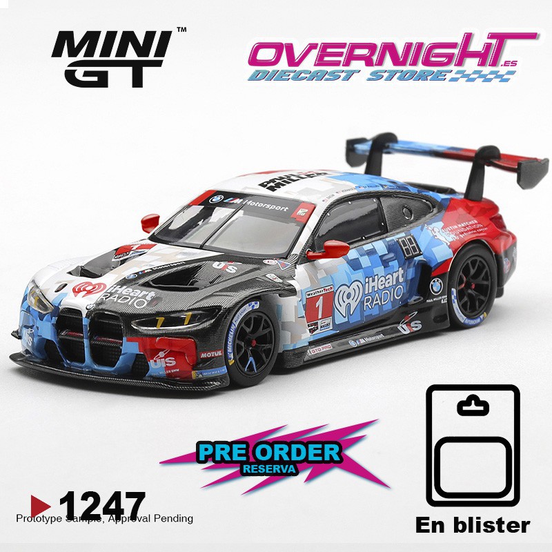 - PREORDER - BMW M4 GT3 Evo N1 Paul Miller Racing Daytona 24 Hrs 2025 EN BLISTER- Escala 1/64 - MGT01247-BL