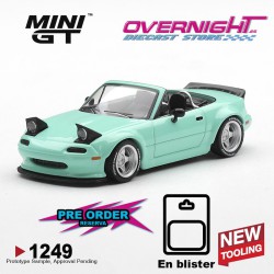 - PREORDER - Mazda Mx5 (Na) Pandem Body Kit Mint Green 2026 EN BLISTER- Escala 1/64 - MGT01249-BL