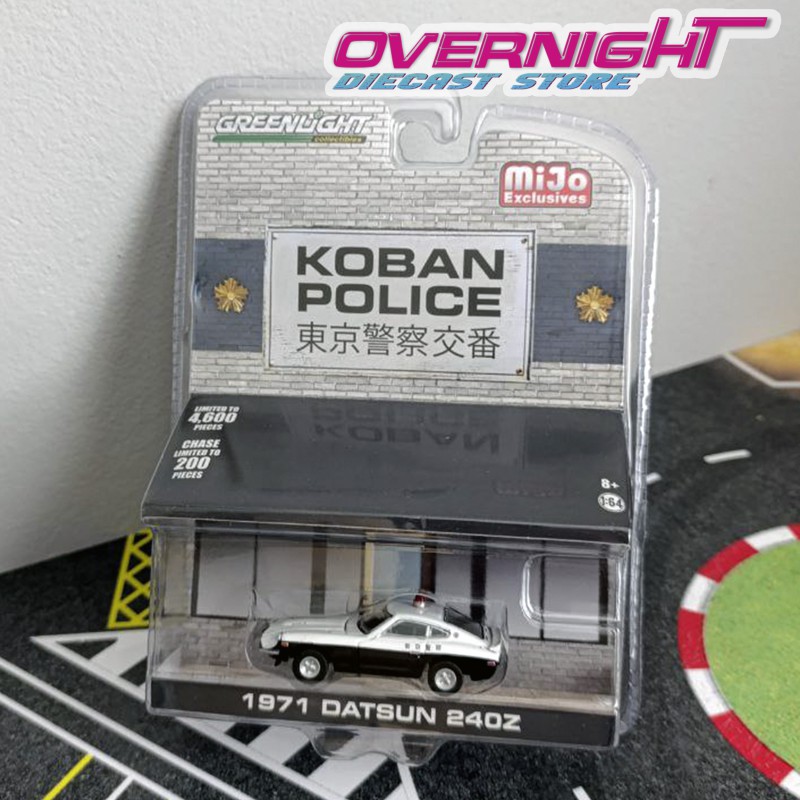 Datsun 240z Koban Police Japon – Greenlight 1/64