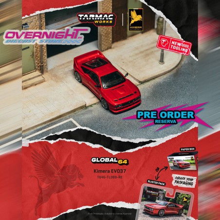 - PREORDER - Tarmac Works Kimera Evo37 2021 - Escala 1/64 T64G-TL089-RE