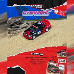 - PREORDER - Tarmac Works Mitsubishi Lancer Evo Iii Wrc N4 Yoshihiro Kataoka China Rally 1998 - Escala 1/64 T64G-050-98CR04