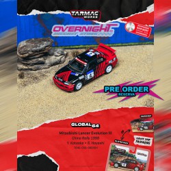 - PREORDER - Tarmac Works Mitsubishi Lancer Evo Iii Wrc N4 Yoshihiro Kataoka China Rally 1998 - Escala 1/64 T64G-050-98CR04