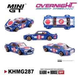 - PREORDER - Mini GT Kaido House Nissan Skyline GT-R (KPGC10) Kaido Works V3 1969- Escala 1/64 - KHMG287
