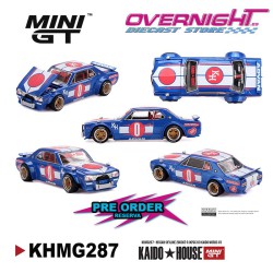 - PREORDER - Mini GT Kaido House Nissan Skyline GT-R (KPGC10) Kaido Works V3 1969- Escala 1/64 - KHMG287