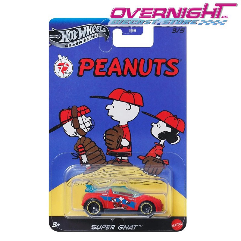 Hot Wheels Silver Series Super Gnat Peanuts JCB84