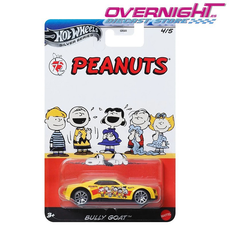 Hot Wheels Silver Series Bully Goat Peanuts JCB83